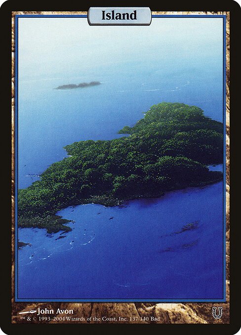 Island - Full Art card from UNH #137