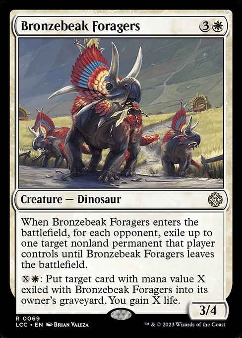 Bronzebeak Foragers card from LCC #69
