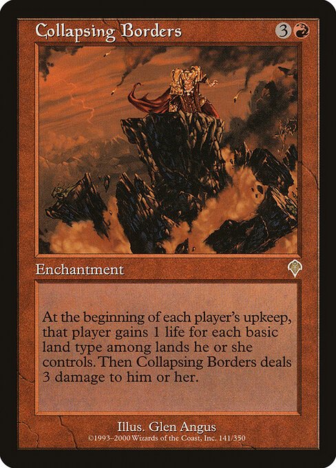 Collapsing Borders card from INV #141