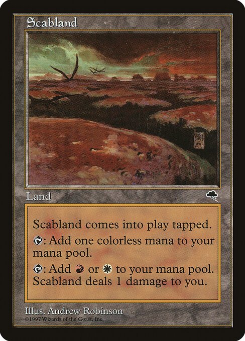 Scabland card from TMP #325