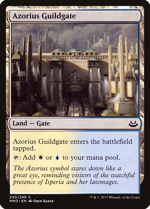 Azorius Guildgate card from MM3 #230