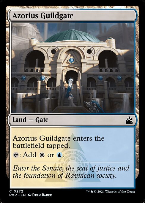 Azorius Guildgate card from RVR #272