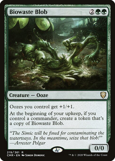 Biowaste Blob card from CMR #219
