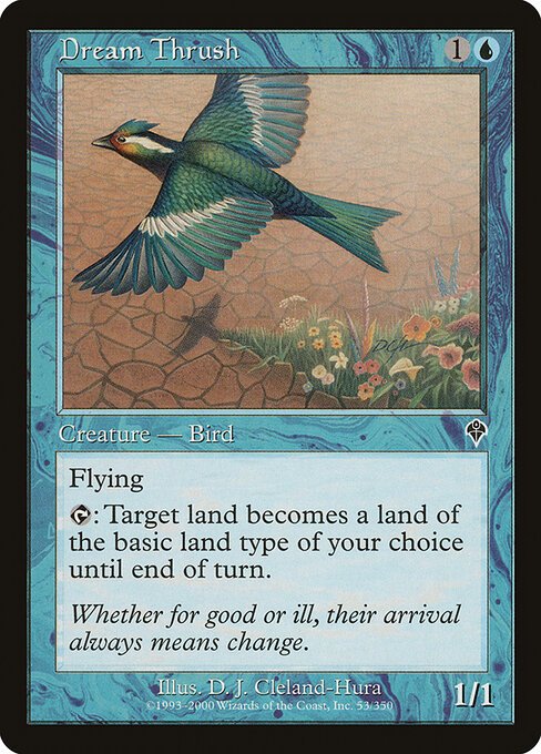 Dream Thrush card from INV #53