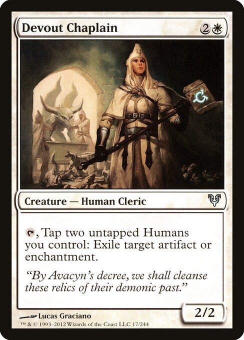 Devout Chaplain card from AVR #17