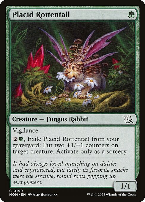 Placid Rottentail card from MOM #199