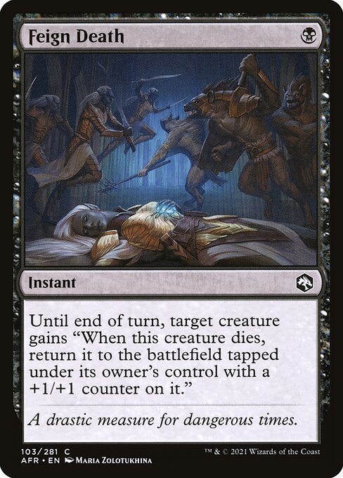 Feign Death card from AFR #103