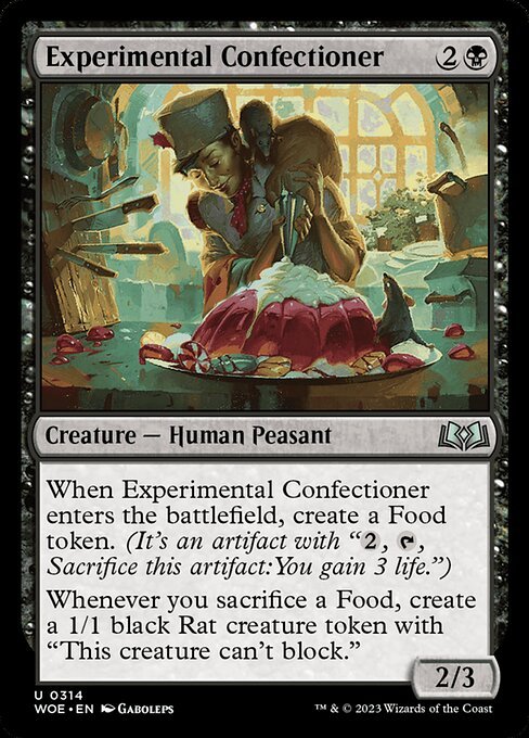 Experimental Confectioner card from WOE #314