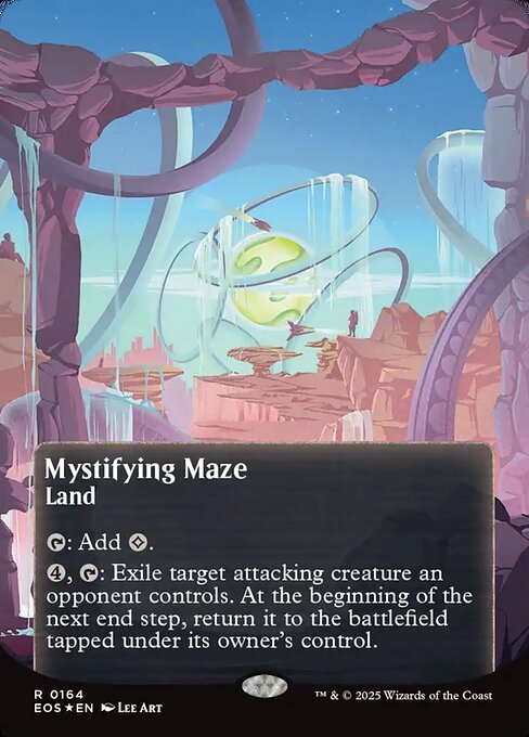 Mystifying Maze card from EOS #164