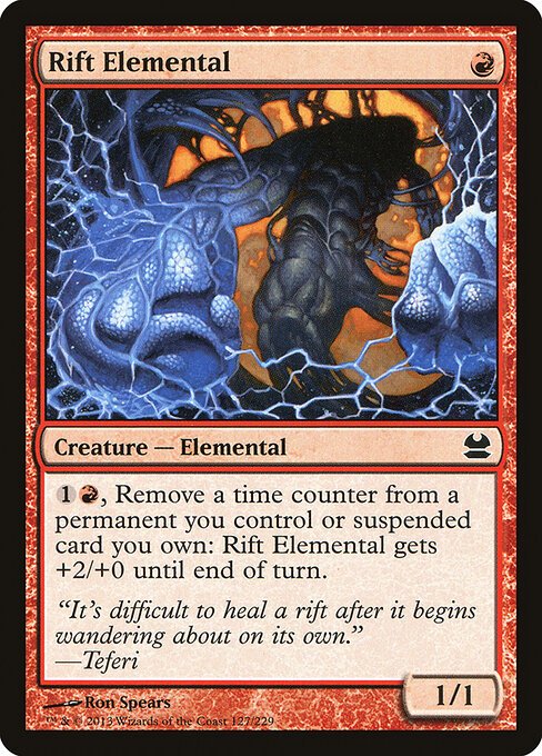 Rift Elemental card from MMA #127