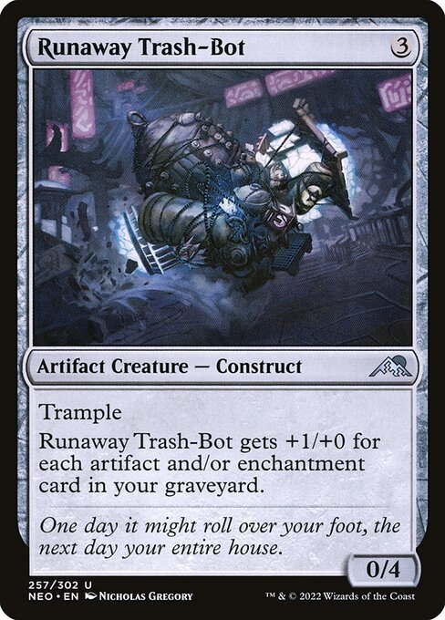 Runaway Trash-Bot card from NEO #257