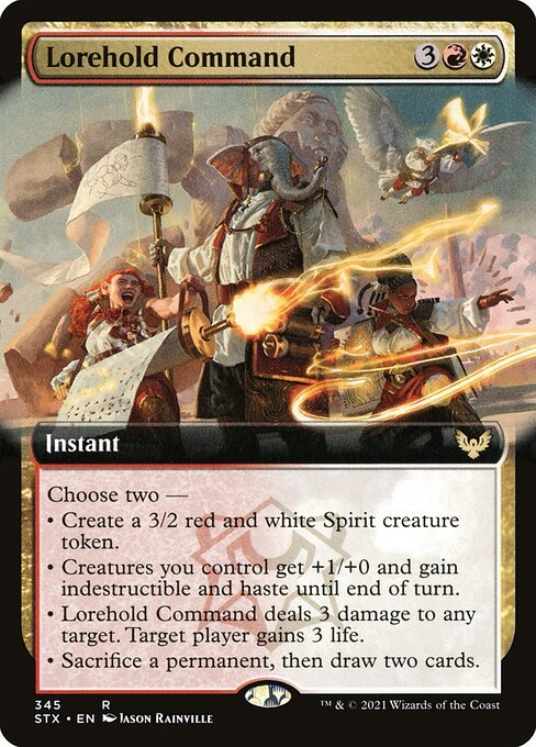Lorehold Command card from STX #345