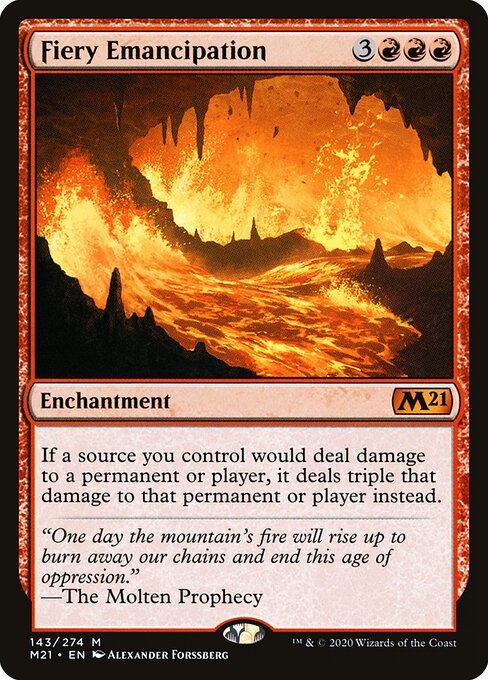 Fiery Emancipation card from M21 #143