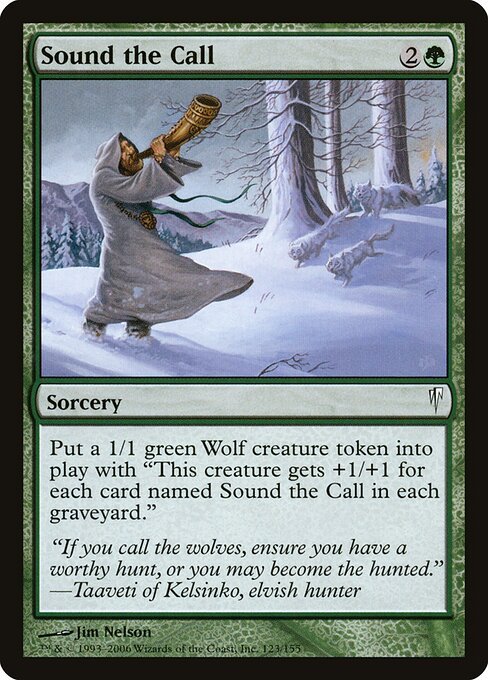 Sound the Call card from CSP #123