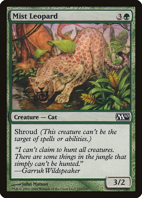 Mist Leopard card from M10 #193