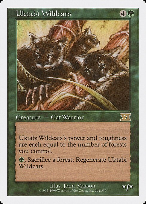 Uktabi Wildcats card from 6ED #261