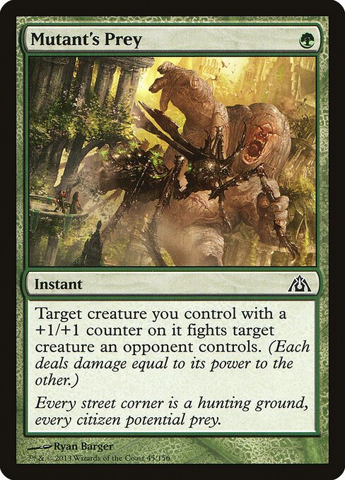 Mutant's Prey card from DGM #45