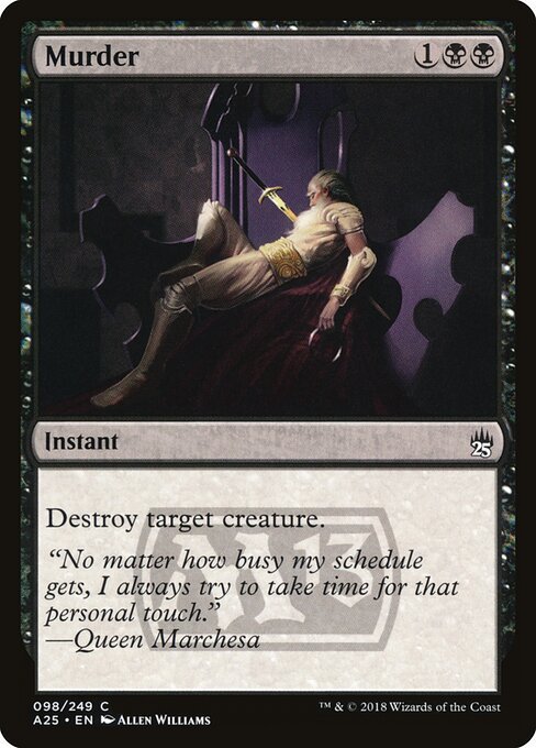 Murder card from A25 #98