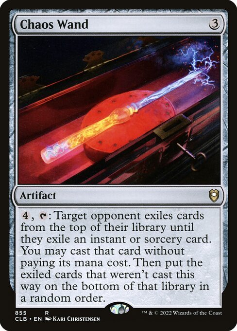 Chaos Wand card from CLB #855