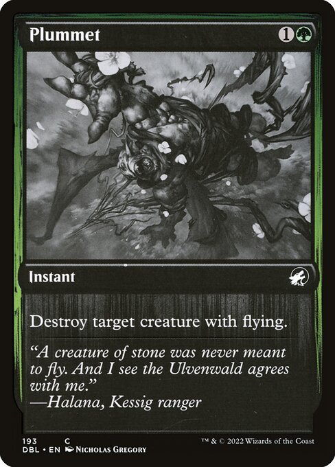 Plummet card from DBL #193