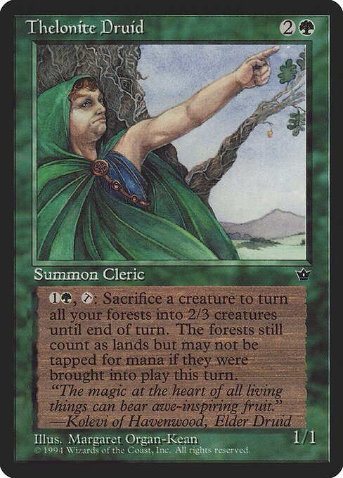 Thelonite Druid card from FEM #product-3756