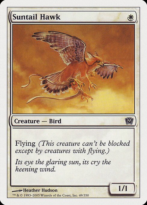 Suntail Hawk card from 9ED #49