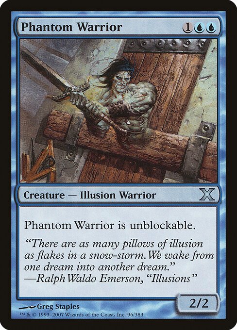 Phantom Warrior card from 10E #96