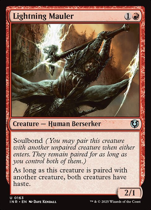 Lightning Mauler card from INR #163