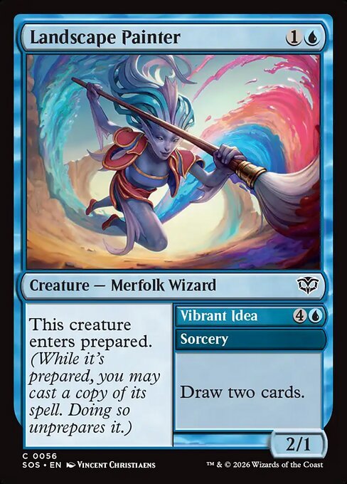 Landscape Painter card from SOS #56