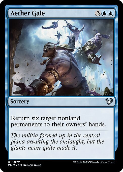 Aether Gale card from CMM #72