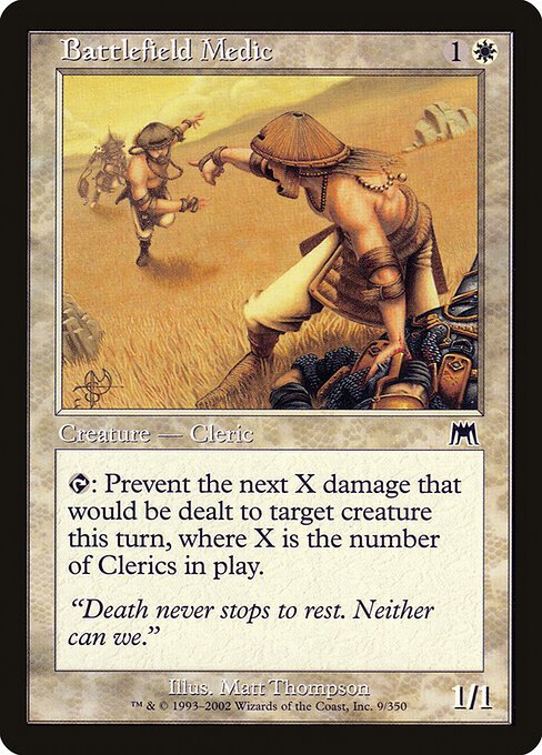 Battlefield Medic card from ONS #9