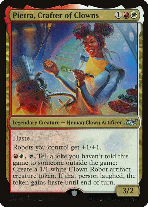 Pietra, Crafter of Clowns card from UNF #462