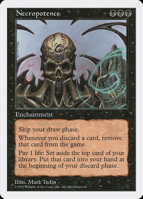 Necropotence card from 5ED #product-2290