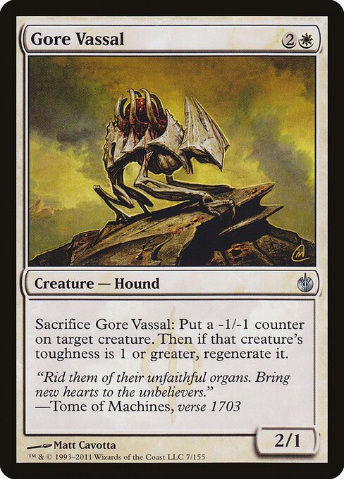 Gore Vassal card from MBS #7