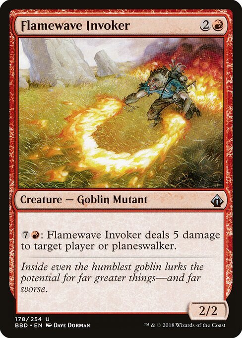Flamewave Invoker card from BBD #178