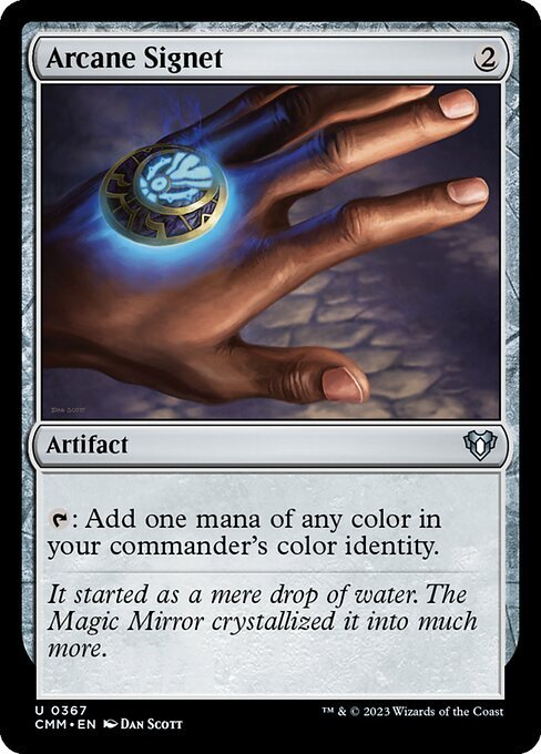 Arcane Signet card from CMM #367