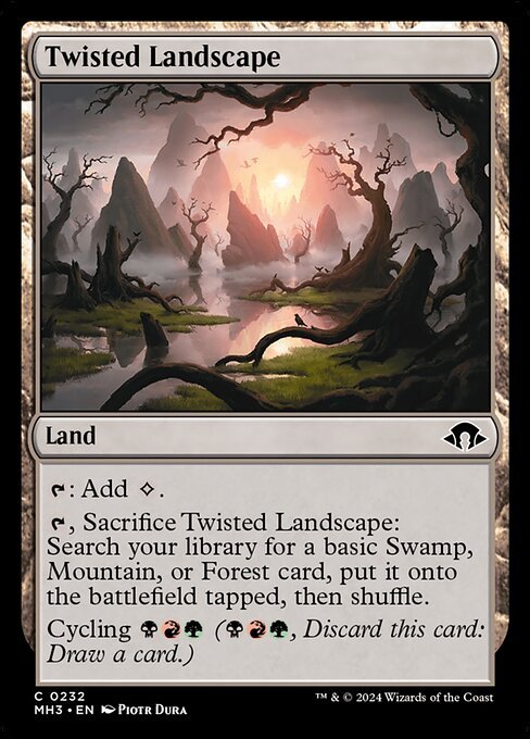 Twisted Landscape card from MH3 #232