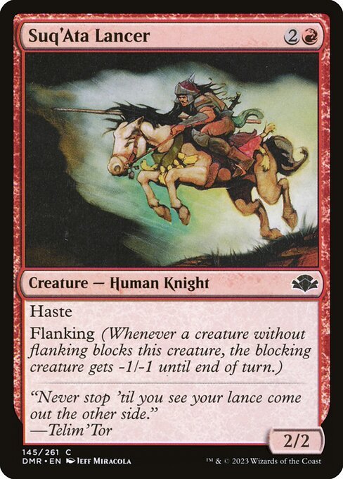 Suq'Ata Lancer card from DMR #145