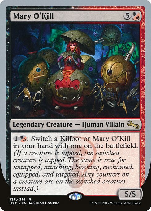 Mary O'Kill card from UST #138
