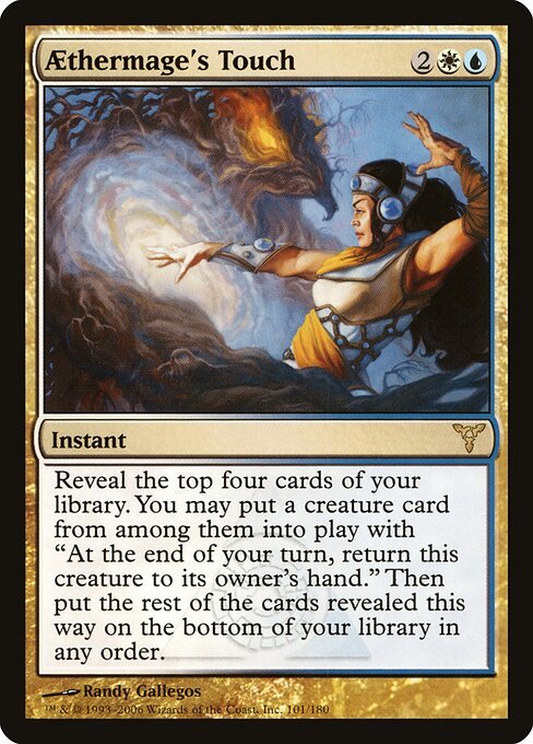 Aethermage's Touch card from DIS #101