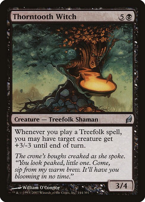 Thorntooth Witch card from LRW #144
