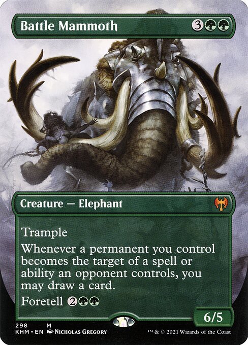 Battle Mammoth card from KHM #298