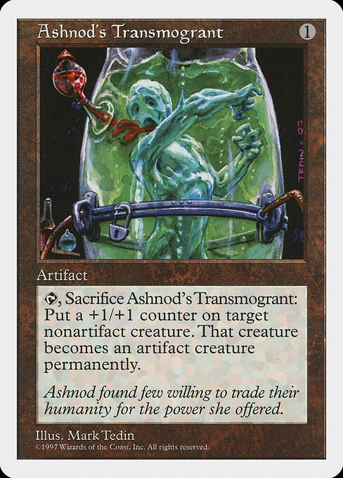 Ashnod's Transmogrant card from 5ED #product-2031