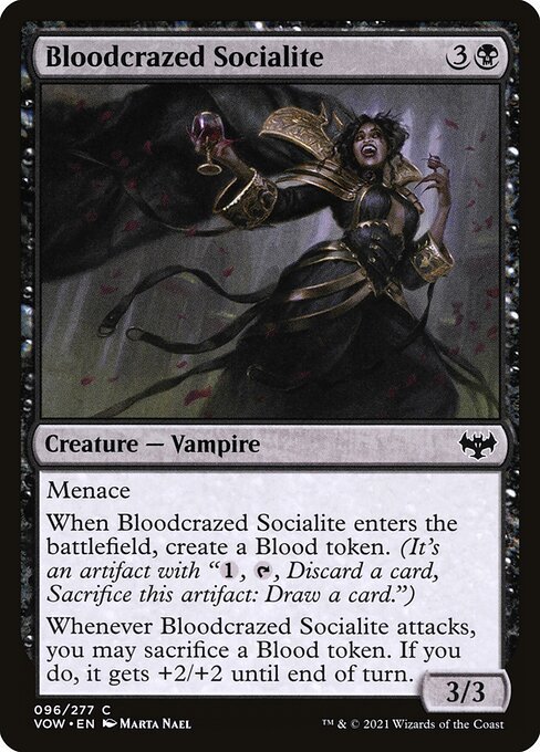 Bloodcrazed Socialite card from VOW #96