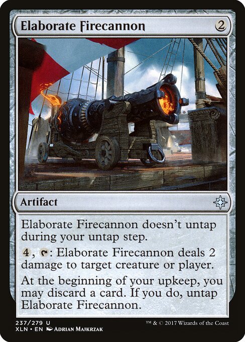 Elaborate Firecannon card from XLN #237