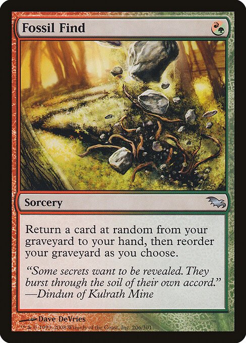 Fossil Find card from SHM #206