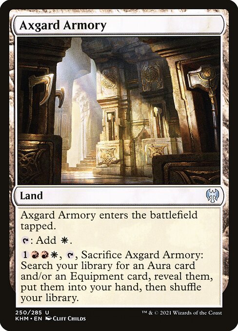 Axgard Armory card from KHM #250
