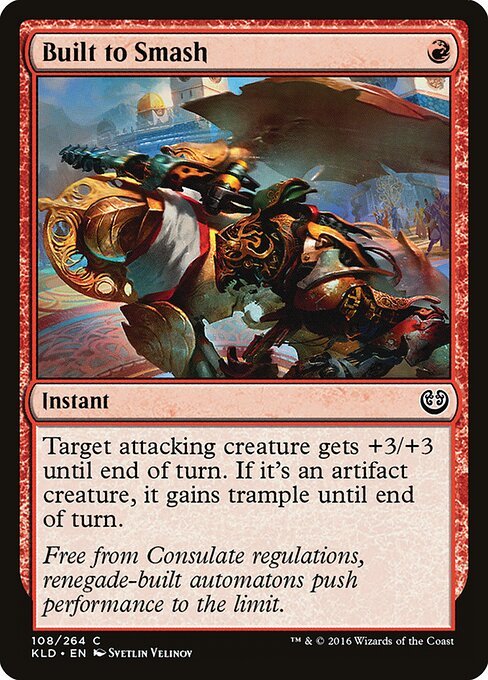 Built to Smash card from KLD #108