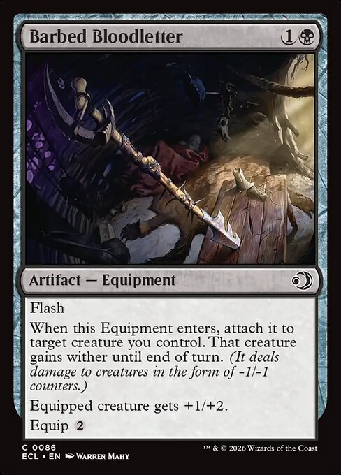 Barbed Bloodletter card from ECL #86