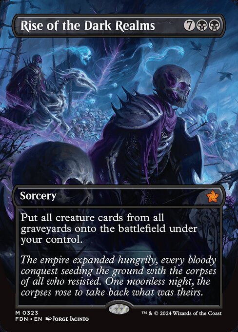 Rise of the Dark Realms card from FDN #323